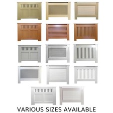 RADIATOR COVER Modern MDF Traditional Wood Grill Cabinet Painted or Unpainted