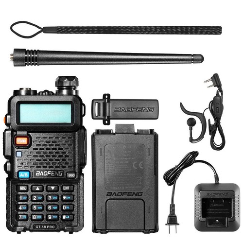 Baofeng GT-5R Pro Ham Radio | 5W | Dual Band | UHF/VHF/FM/Airband/NOAA Receiver - Zdjęcie 10 z 12
