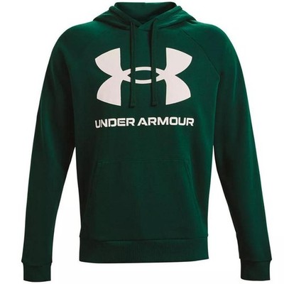 Bluza męska Under Armour Rival Fleece Big Logo HD zielona 1357093 330 S Under Ar