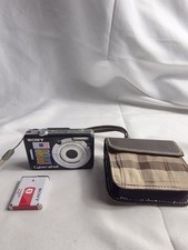 Sony Cyber-shot DSC-W55 7.2MP Black Digital Camera Case, Battery, No Charger