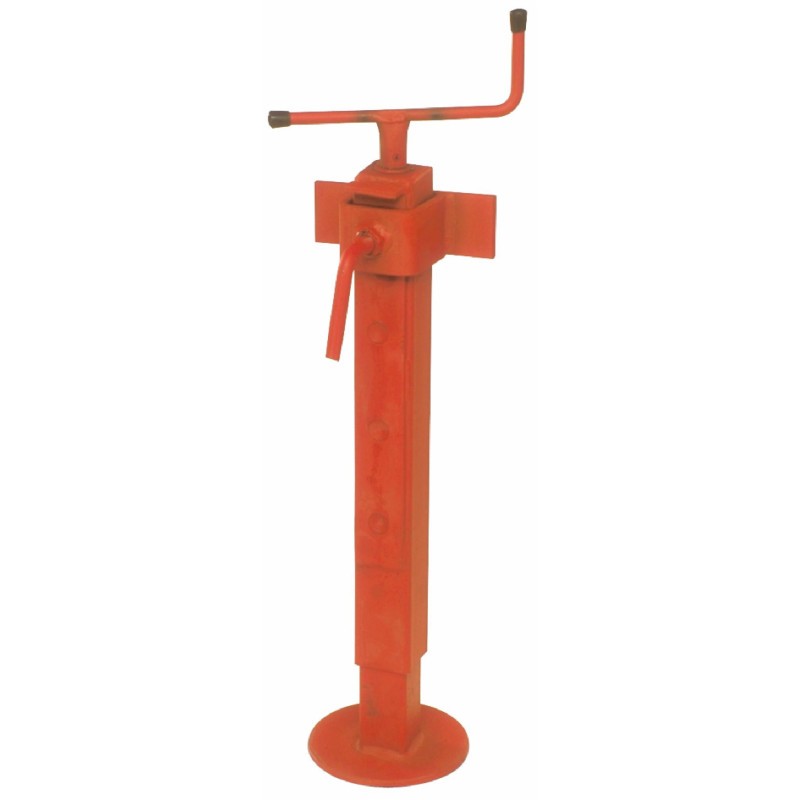 Béquille 80x80 mm pour stabiliser une remorque de chantier de 1000 kg