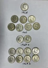 1965-- 1969 Kennedy Half Dollar, 40% Silver, Circulated Lot of 18