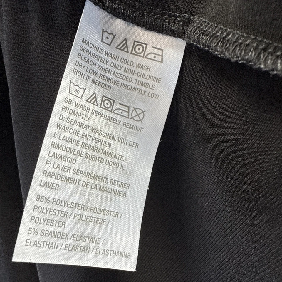 Chaqueta Cárdigan Susan Graver Tejido Líquido 3X Negra Frente Abierto Minimalista Línea A Foto 4 de 4