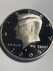 2005 S Kennedy Half Dollar Silver Proof Coin Deep Cameo DCam .900 Fine 90% Ag