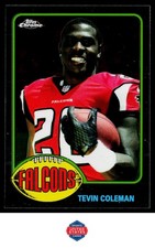 2015 Topps Chrome #76-TC Tevin Coleman 1976 Topps Football