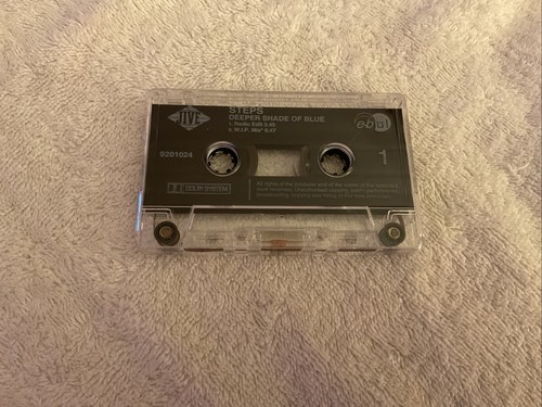 Steps - Deeper Shade Of Blue - Cassette Single Tape RARE VGC Free P&P - Picture 6 of 8
