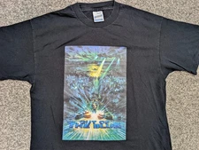 Vintage Screen Stars Shirt Mens Large Black Out Of The Blue Single Stitch Movie