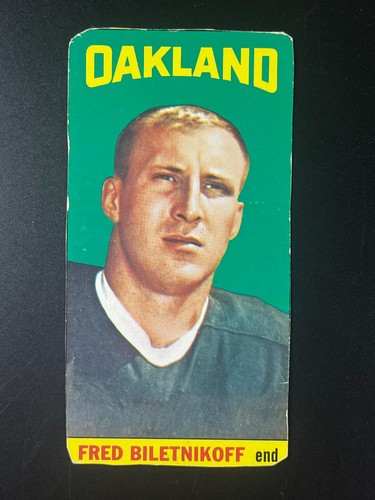 Fred Biletnikoff #133 1965 Topps card
