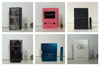 Men's cologne Perfume Sampler fragrance designer Travel-Size 6 PCS sampler set