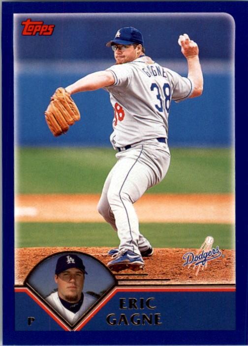 2003 Topps Baseball Card #236 Eric Gagne