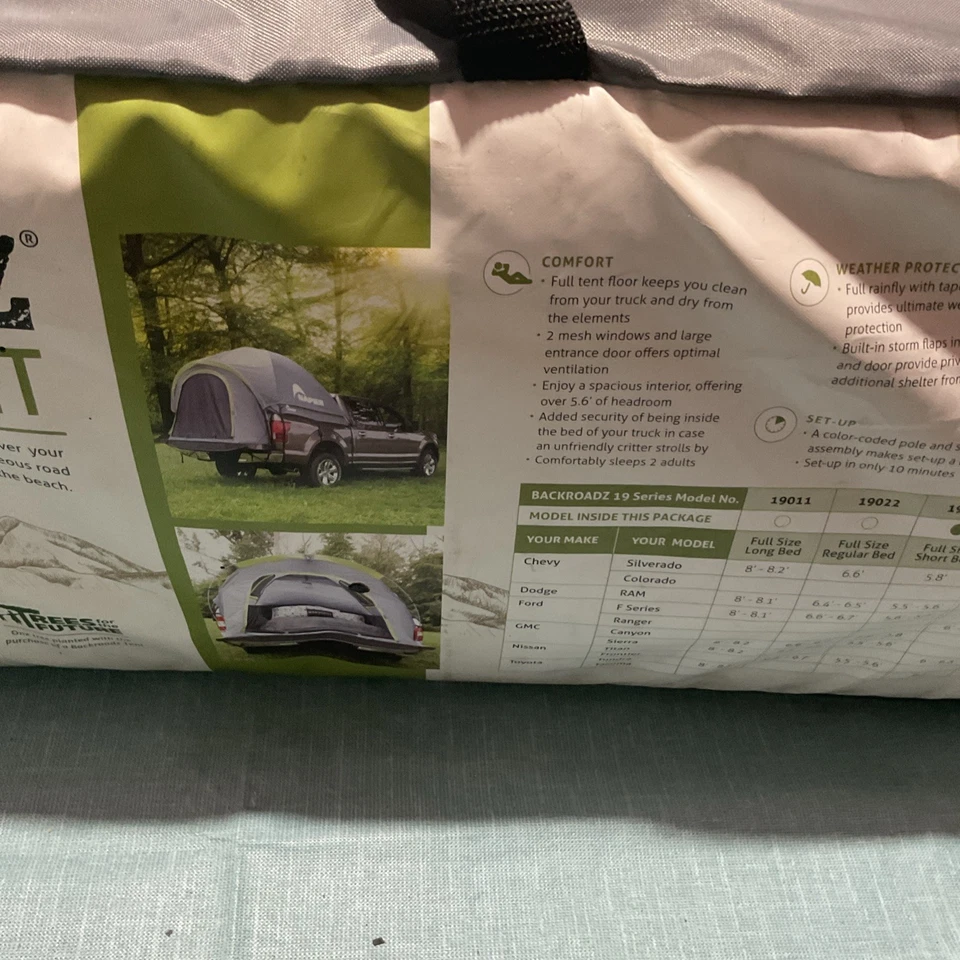 Barraca de caminhão Backroadz | Barraca de acampamento cama caminhonete picape | Rainfly for Water Prot... - Imagem 3 de 3