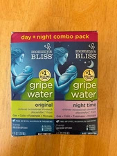 Mommy's Bliss Gripe Water Day + Night Combo Twin Pack 4oz Liquid