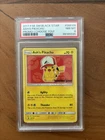 2017 P.M SM Black Star Ash's Pikachu Promo I choose you PSA 8