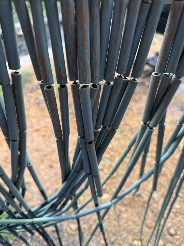 Cuentas de madera colgantes de puerta vintage palmeras hippie boho años 60 70 Foto 3 de 4