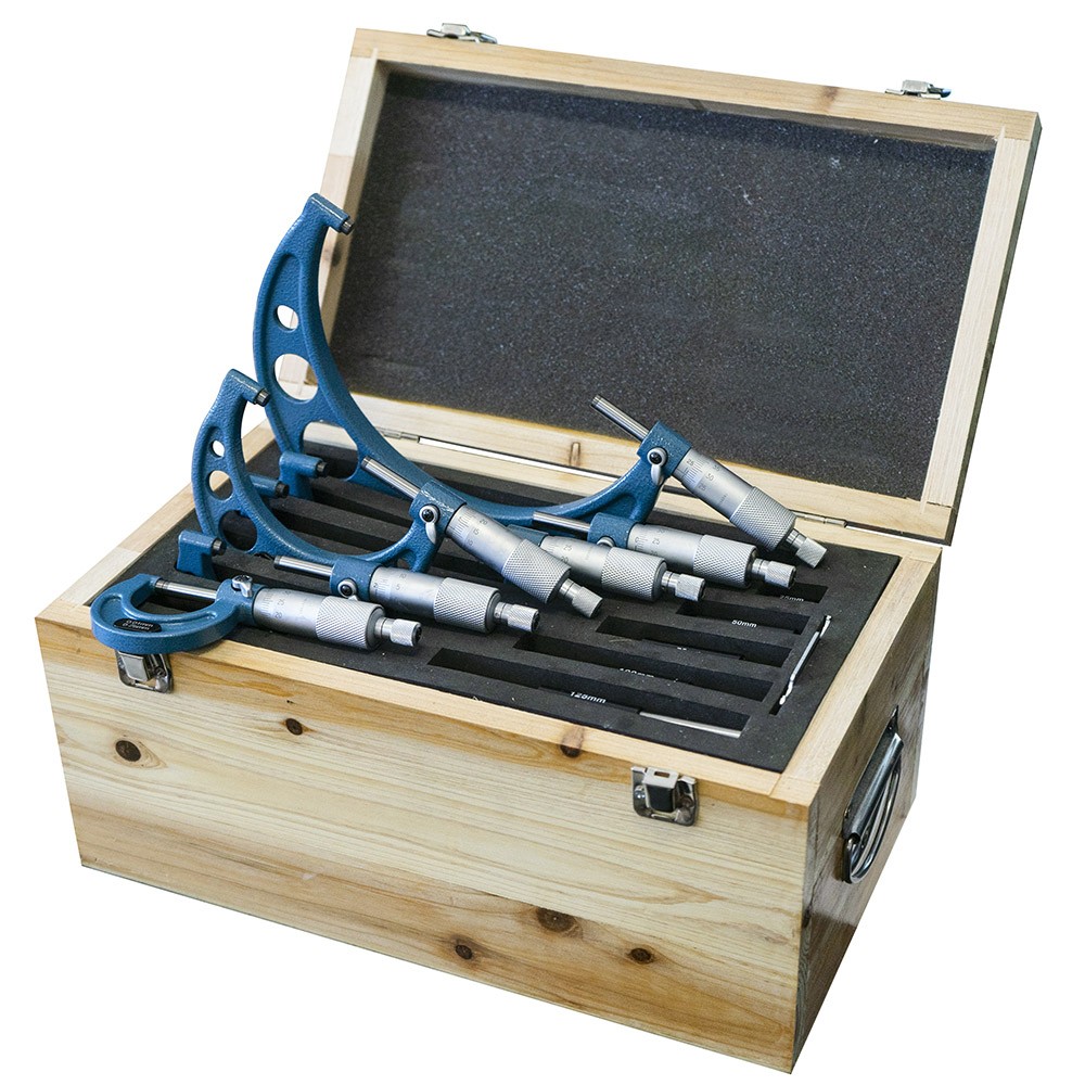 Micrometri per esterni in set 6 pz da 0 a 150 mm SOGI micrometro centesimale