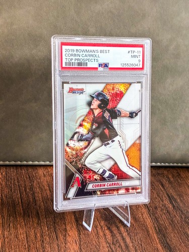 2019 Bowman's Best - Top Prospects Corbin Carroll #TP-11 (RC) - PSA 9