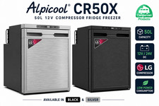 Alpicool CR50X 50L 12V Compressor Fridge Freezer Campervan Motorhome