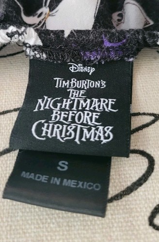 The Nightmare Before Christmas Jack & Zero Tie-Front Girls Woven Tank Top Small - Picture 7 of 10