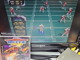 NFL Blitz 2000 (Sega Dreamcast, 1999) Game Case Manual Registration - Tested
