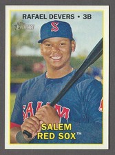 RAFAEL DEVERS 2016 Topps Heritage Minors SP #207 Base Set Shortprint Red Sox