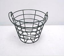 Golf Ball Basket Metal Material Ball Container Sturdy Construction Handles