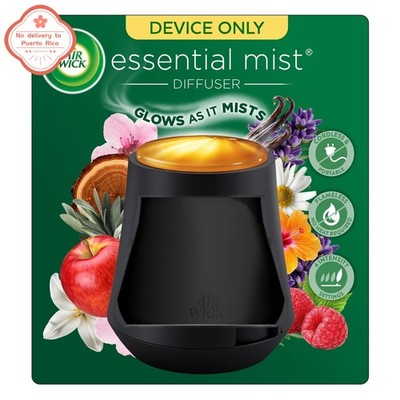 Air Wick Essential Mist Air Freshener Diffuser Device, Black, 1 Count