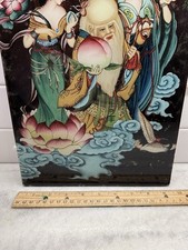 玻璃复古原创中国风绘画和卷轴| eBay