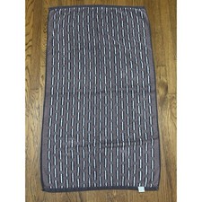 Vintage Cannon Sterling Choice Bath Towel Geometric Mid Modern Made In USA
