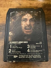 TED NUGENT AMBOY DUKES TOOTH FANG & CLAW 8 TRACK TAPE NEW FOAM SPLICE PLAYS NICE