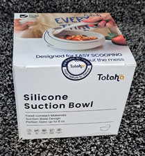 Silicone Suction Bowl - 8 oz Freezer, Dishwasher  Microwave Safe, Olive Green