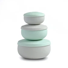 Silicone Bowl Set of 3 with Lids – Multi-Size, Leak-Proof, BPA-Free Food S