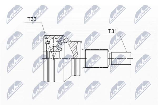 NTY Gelenksatz, Antriebswelle NPZ-MZ-056 FüR Mazda-image