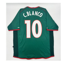 Mexico 2002/2003 Home Cuauhtemoc Blanco #10 Authentic Atletica Jersey M Gree