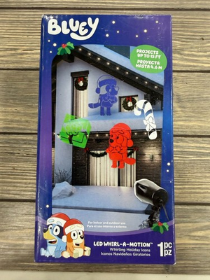 #ad Bluey LED Whirl A Motion Projector Multicolor Whirling Holiday Icons 15 Ft Range $41.99