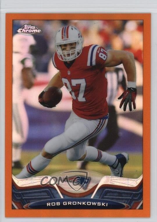 2013 Topps Chrome Retail Orange Refractor Rob Gronkowski #35 1dm7