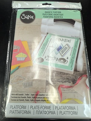 SIZZIX MAGNETIC PLATFORM FOR WAFER THIN DIES #556499 FRAMELITS THINLITS TRIPLETS