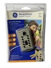 GE Access Point Push Button Wall Mounted Key Storage Safe Keysafe Grey Original
