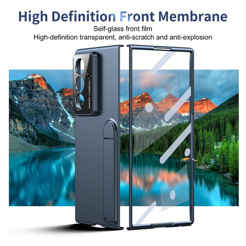 Funda protectora de pantalla con soporte bisagra a prueba de golpes plegable 7 6 5 4 3 para Samsung Galaxy Z - Imagen 35 de 65