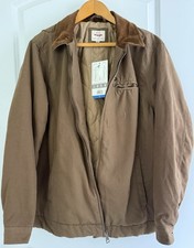 Wrangler Men's Brown Canvas Work Jacket Size Large NWT