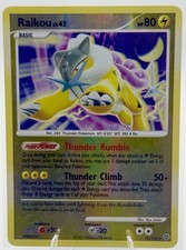 Pokemon Secret Wonders Raikou Reverse Holo #16/132
