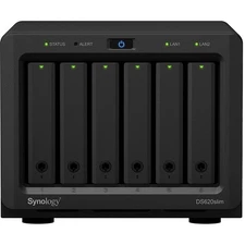 Synology DiskStation DS620slim 6-Bay NAS Enclosure, 2.5" SATA Drive Bays, RAID 5