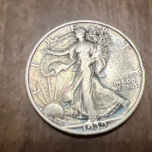 1939-S Walking Liberty Half Dollar Silver Actual coin Good For Collection