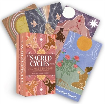 SACRED CYCLES ORACLE CARD DECK & GUIDEBK by PYLE, JILLIAN Non-book item Business
