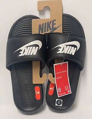 NIKE VICTORI ONE SLIDE BLACK CN9677 005 WOMEN SIZE 8