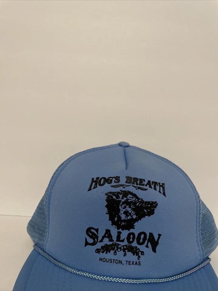 Sombrero de camionero vintage Hog’s Breath Saloon Houston Texas Snapback Foto 2 de 4