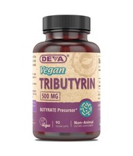 DEVA VEGAN TRIBUTYRIN, 500 MG, 90 VCAPS, USA,...