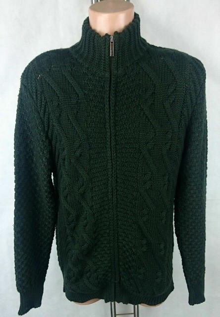 Zara Man Long Sleeve Men's Acrylic& Wool Full Zip Top Sweater Cardigan Size:XL | eBay
