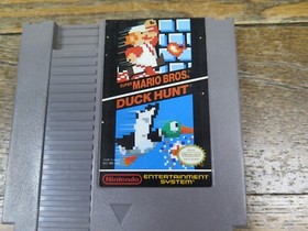 Super Mario Bros./Duck Hunt (NES Nintendo Entertainment System, 1988) TESTED