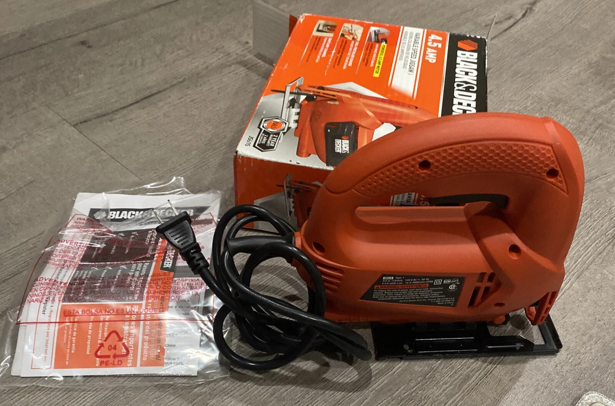 Black & Decker 4.5 Amp Variable Speed Jigsaw