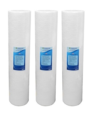 Feinfilter 20 Zoll Jumbo Sediment Big Blue Wasserfilter 10 Mikron, 20'' x 4,5''